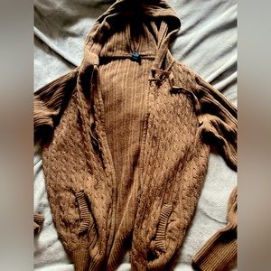 Brown Knitted Jacket